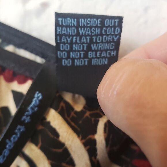 SAINT TROPEZ WEST Pull-on Trumpet-Style Skirt Medium - Picture 6 of 7